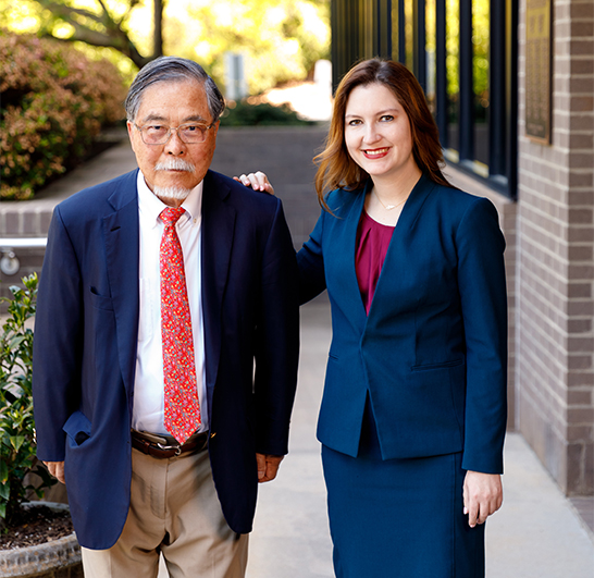 Photo of Paul A. Suhr and Melissa J. Mitchell